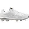 imageMizuno Womens Pro Fp Low Womens Metal Fastpitch CleatWhiteSilver