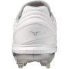 imageMizuno Womens Pro Fp Low Womens Metal Fastpitch CleatWhiteSilver