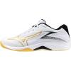 imageMIZUNO Mizuno Volleyball Shoes Thunderblade Z Club Activities Indoor Wide Lightweight Indoor Entry BeginnersWhite X Gold X Black