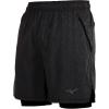 imageMizuno Mens Alpha Eco 7quot 2n1 Running ShortBlack