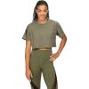 imageMizuno Womens Exercise Kata Crop TopGrape Leaf