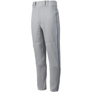 imageMizuno Adult Mens Premier Piped Baseball PantGreyRoyal