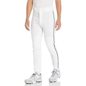 imageMizuno Adult Mens Premier Piped Baseball PantWhiteBlack