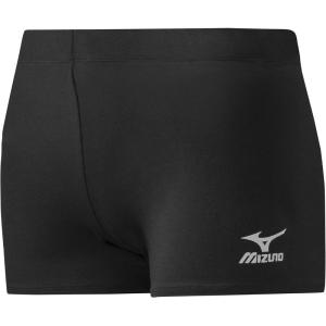 imageMizuno Core Flat Front Vortex Hybrid 35quot Inseam Volleyball ShortBlack