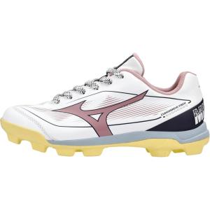 imageMizuno Girls Cushionrevo Finch Jr TPU Spike Softball CleatPurpleyellow