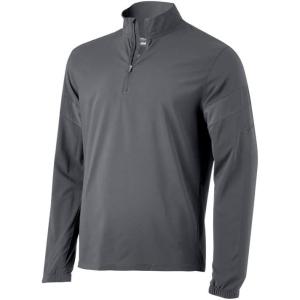 imageMizuno Long Sleeve Hitting Jacket  Wind Resistant  Stretch Woven Fabric  Front 14 Zip  Side 14 ZipQuiet Shade