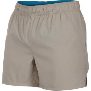 imageMizuno Mens Alpha Eco 5quot Running ShortVintage Khaki