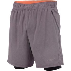 imageMizuno Mens Alpha Eco 7quot 2n1 Running ShortMagnetblack