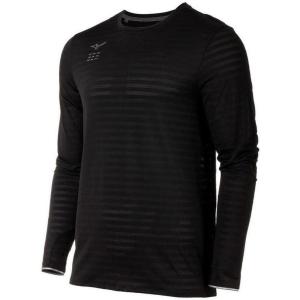 imageMizuno Mens Alpha Eco Running Long Sleeve TShirt Black XL