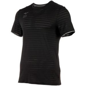 imageMizuno Mens Alpha Eco Running Tee Black XL