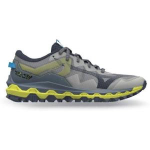imageMizuno Mens Trail Running ShoeGgray Oblue Bolt2 Neon