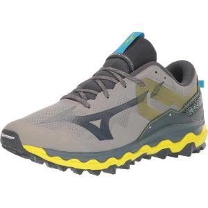 imageMizuno Mens Trail Running ShoeGhost Greyombre Blue