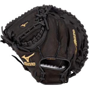 imageMizuno Prospect PowerClose Youth Baseball Glove Series I VFlex Notch I Parashock Palm Pad I Buttersoft LinerBlackCatchers Mitt