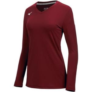imageMizuno Womens Balboa 6 Long Sleeve Volleyball JerseyCardinal