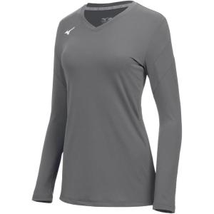 imageMizuno Womens Balboa 6 Long Sleeve Volleyball JerseyQuiet Shade