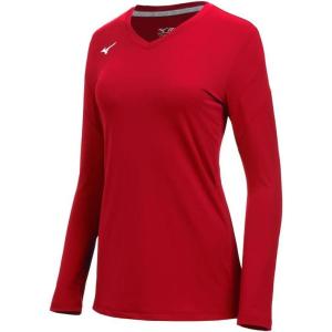 imageMizuno Womens Balboa 6 Long Sleeve Volleyball JerseyRed