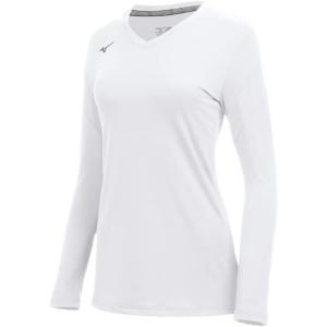 imageMizuno Womens Balboa 6 Long Sleeve Volleyball JerseyWhite
