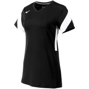 imageMizuno Womens Balboa 6 Short Sleeve Volleyball JerseyBlackwhite