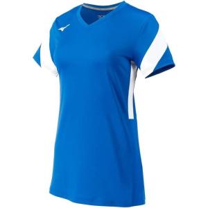 imageMizuno Womens Balboa 6 Short Sleeve Volleyball JerseyRoyalWhite