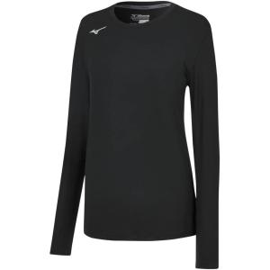 imageMizuno Womens Standard Long Sleeve Attack TeeBlack