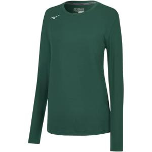 imageMizuno Womens Standard Long Sleeve Attack TeeForest