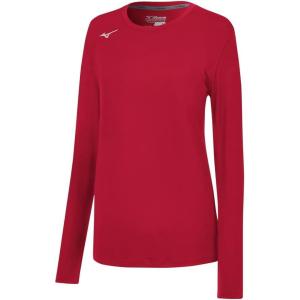 imageMizuno Womens Standard Long Sleeve Attack TeeRed