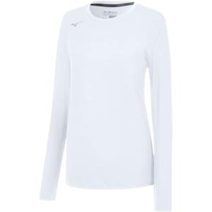 imageMizuno Womens Standard Long Sleeve Attack TeeWhite