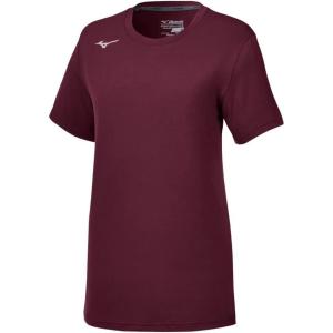 imageMizuno Womens Standard Short Sleeve Attack Tee 30Cardinal