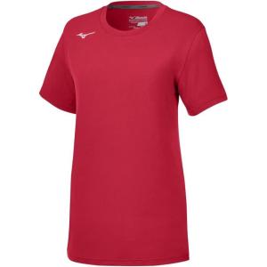 imageMizuno Womens Standard Short Sleeve Attack Tee 30Red