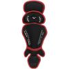 imageMizuno Adult Samurai Baseball Shin GuardsBlackCardinal