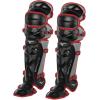 imageMizuno Adult Samurai Baseball Shin GuardsBlackCardinal