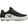 imageMizuno Mens Ambition 3 Low TPU Baseball CleatsBlackWhite