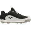 imageMizuno Mens Ambition 3 Low TPU Baseball CleatsBlackWhite