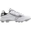 imageMizuno Mens Cushionrevo Diamond TPU Spike Baseball CleatWhiteBlack