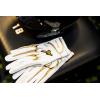 imageMizuno Pro PowerArc Baseball Batting GloveWhiteGold