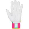 imageMizuno Pro Select Adult Baseball Batting GloveWhiteTeal