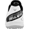 imageMizuno UnisexAdult Cushionrevo Diamond Turf ShoeWhiteBlack