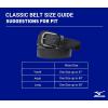imageMizuno unisexadult Leather Classic BeltBlack
