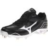imageMizuno Mens 9Spike Advanced Classic 7 Baseball CleatBlackWhite