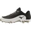 imageMizuno Mens 9Spike Ambition 3 Baseball CleatsBlackWhite