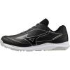 imageMizuno UnisexAdult Cushionrevo Diamond Turf ShoeBlackWhite