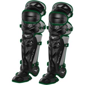 imageMizuno Adult Samurai Baseball Shin GuardsBlackForest