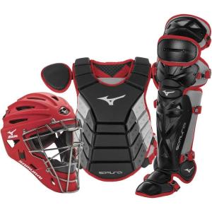 imageMizuno Mizuno Adult Samurai Baseball Boxed Catchers Gear SetBlackCardinal