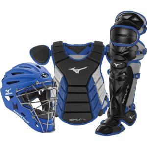 imageMizuno Mizuno Adult Samurai Baseball Boxed Catchers Gear SetBlackRoyal