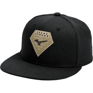 imageMizuno UnisexAdult Rb Diamond Patch SnapbackBlack