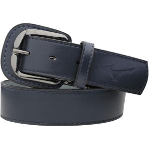 imageMizuno unisexadult Leather Classic BeltNavy