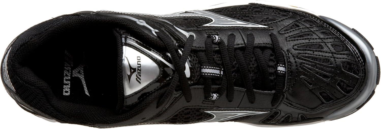 imageMizuno Mens Wave Lightning 5 Volleyball ShoeBlackWhite