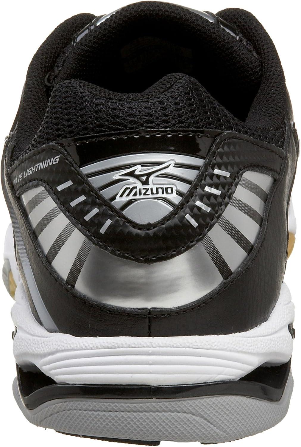 imageMizuno Mens Wave Lightning 5 Volleyball ShoeBlackWhite