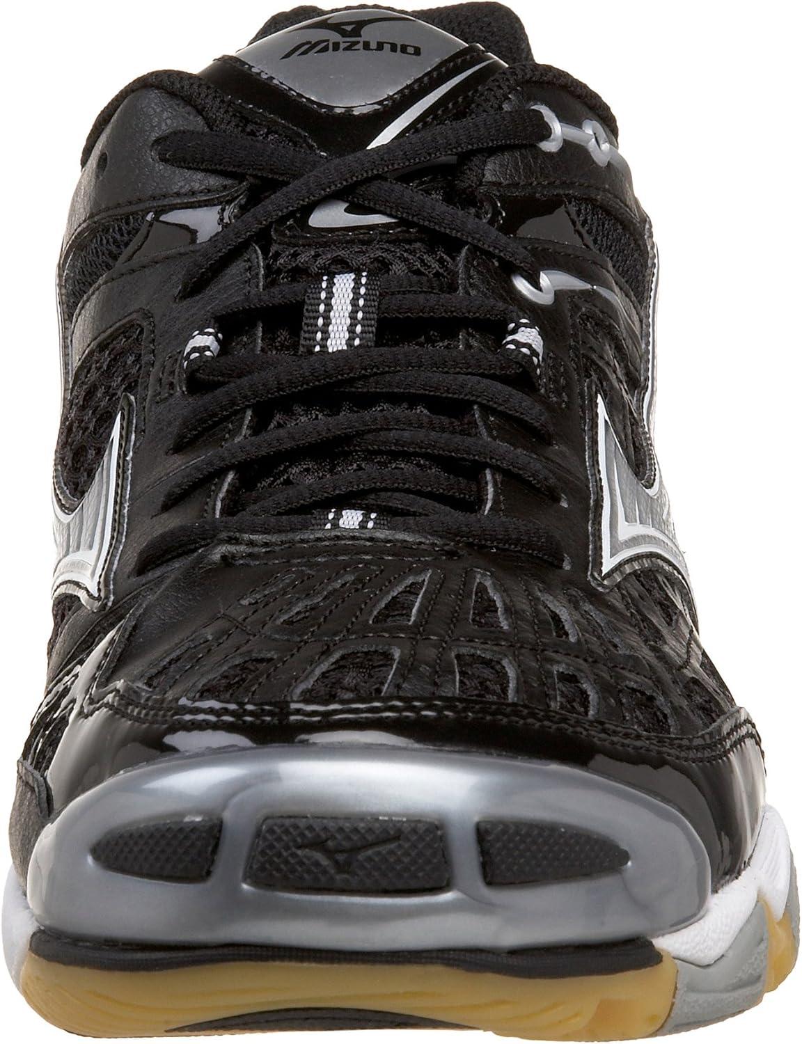 imageMizuno Mens Wave Lightning 5 Volleyball ShoeBlackWhite
