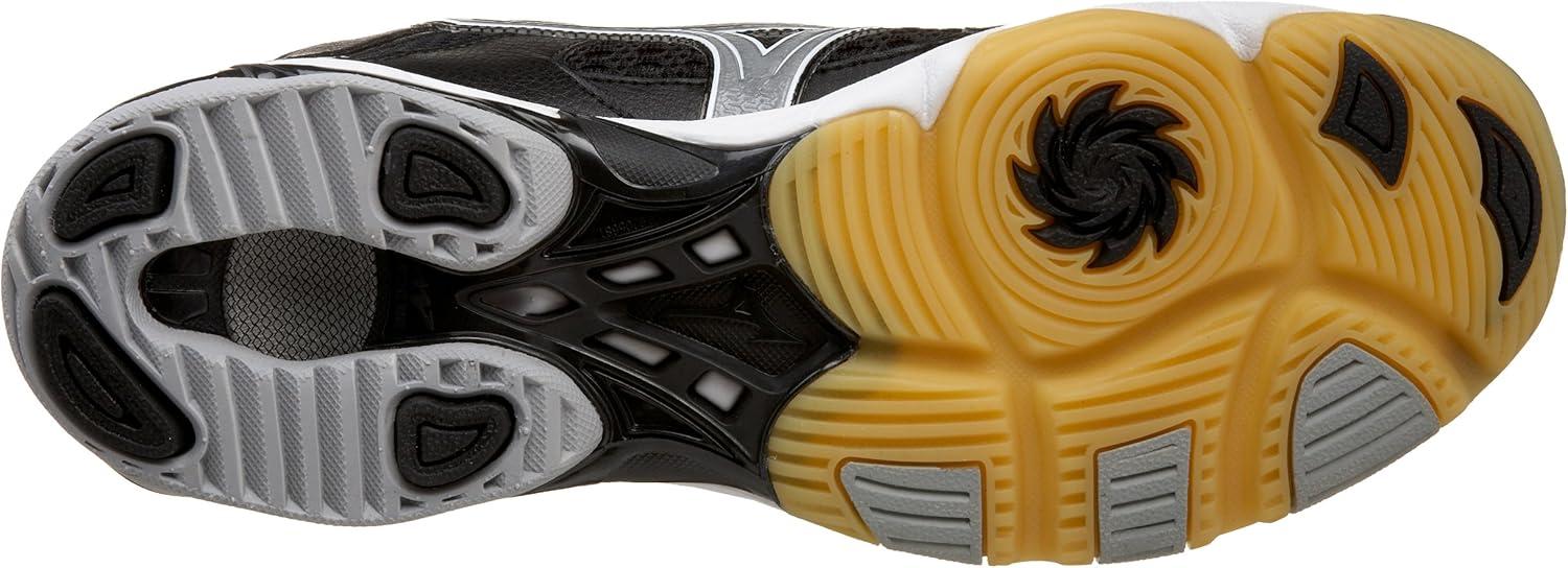 imageMizuno Mens Wave Lightning 5 Volleyball ShoeBlackWhite